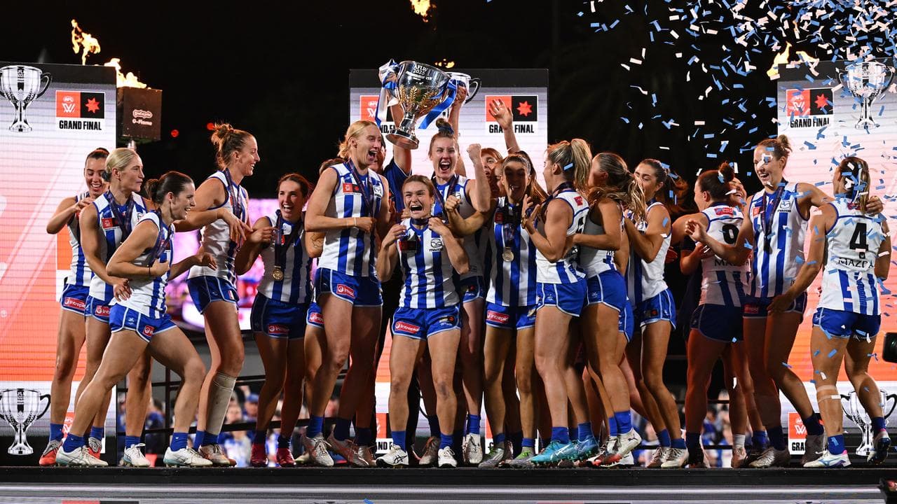 North Melbourne AFLW premiership.