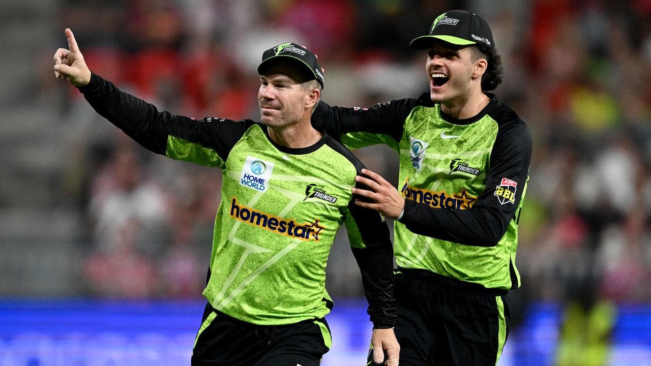 David Warner and Sam Konstas.