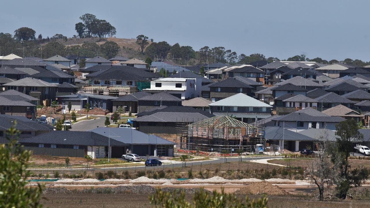 A housing development in outer Sydney (file image)