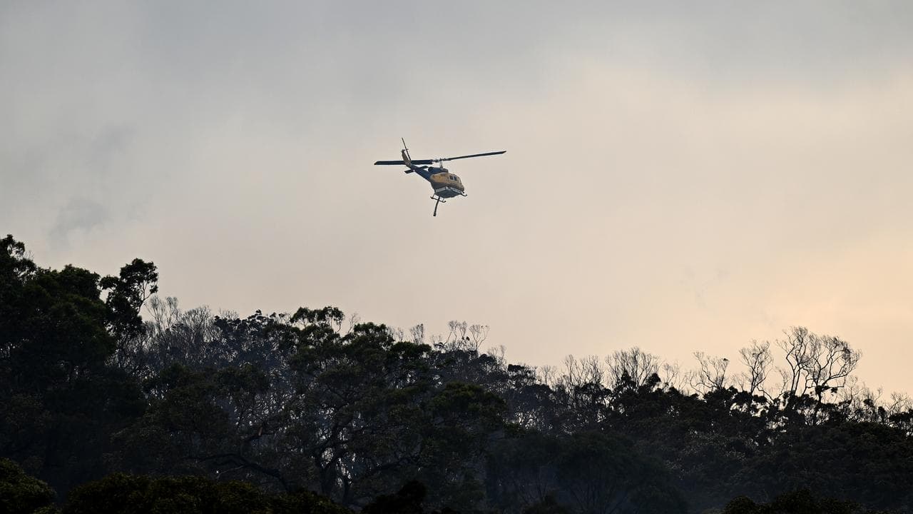 Bushfire on the Central Coast, NSW