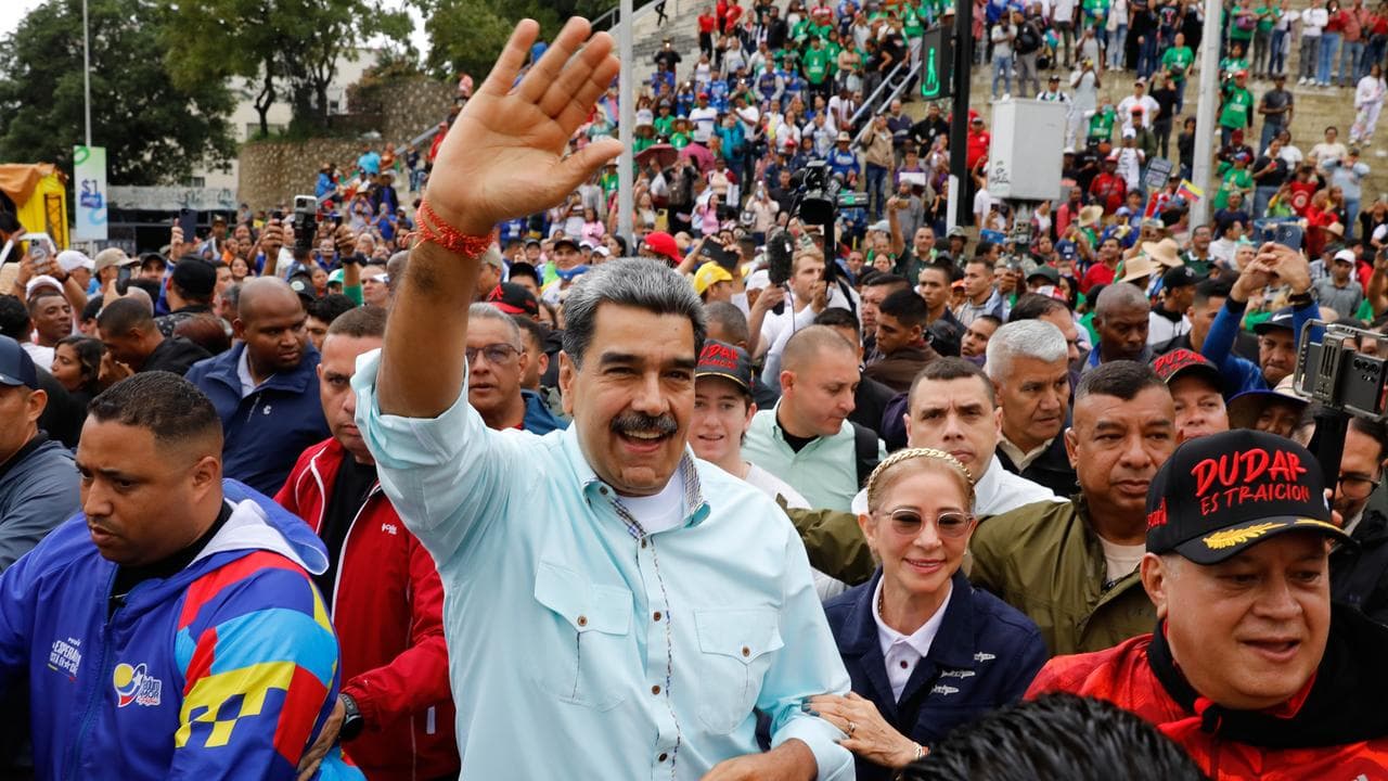 Venezuela Maduro Rally