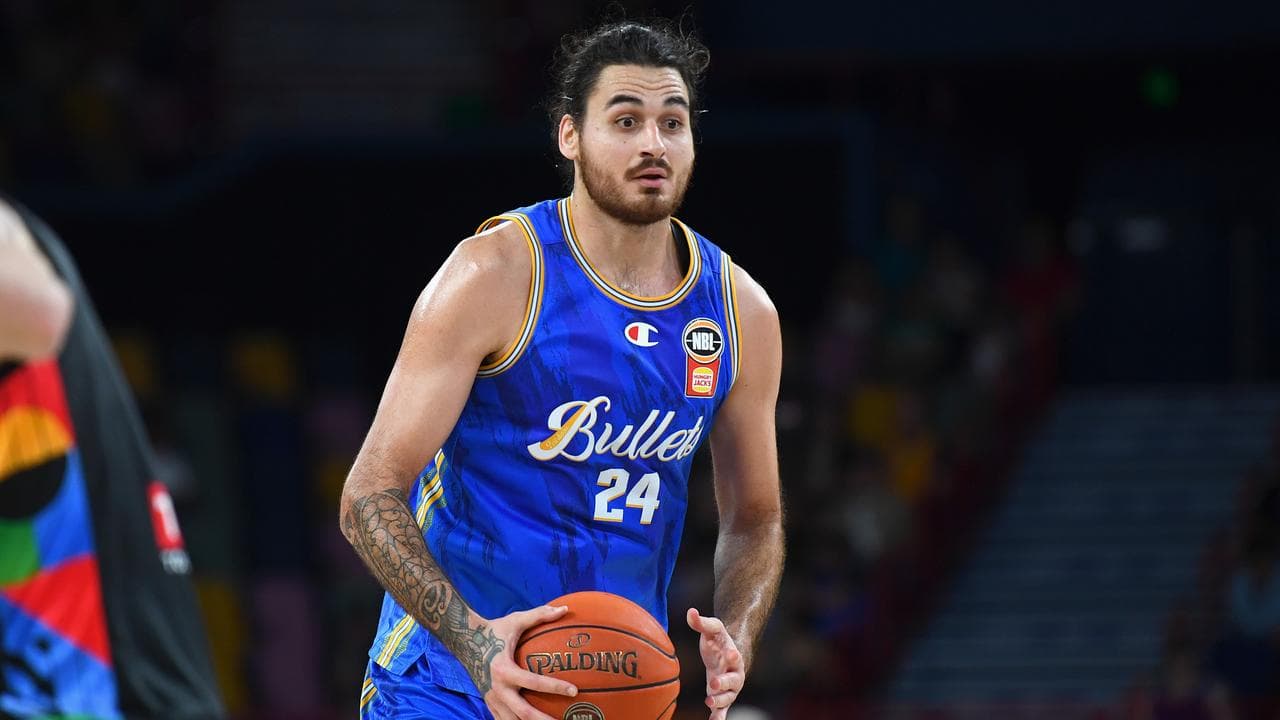 Brisbane's Tyrell Harrison finished with 12 rebounds and 10 points.