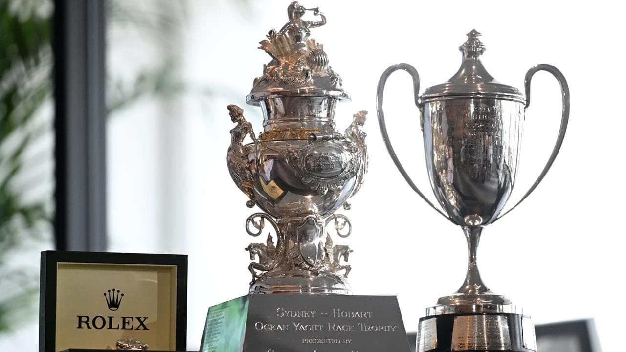Sydney-Hobart trophies.