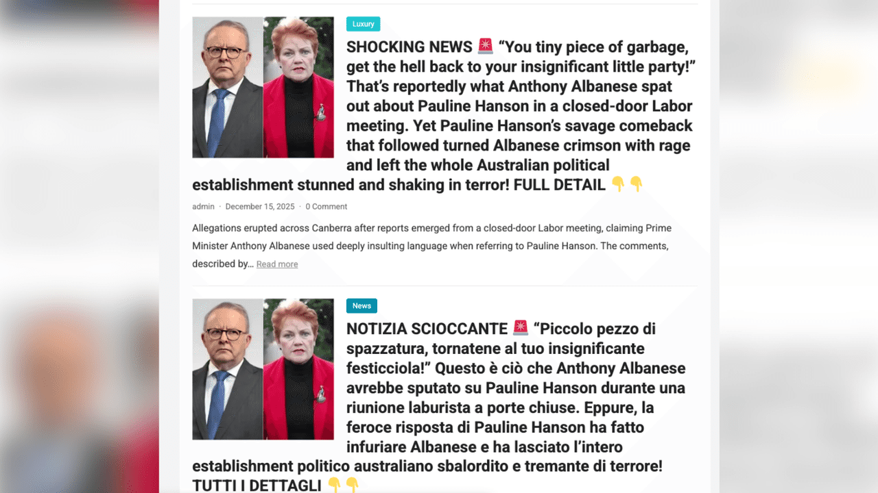 A screenshot of a website called Amazing Blogs.