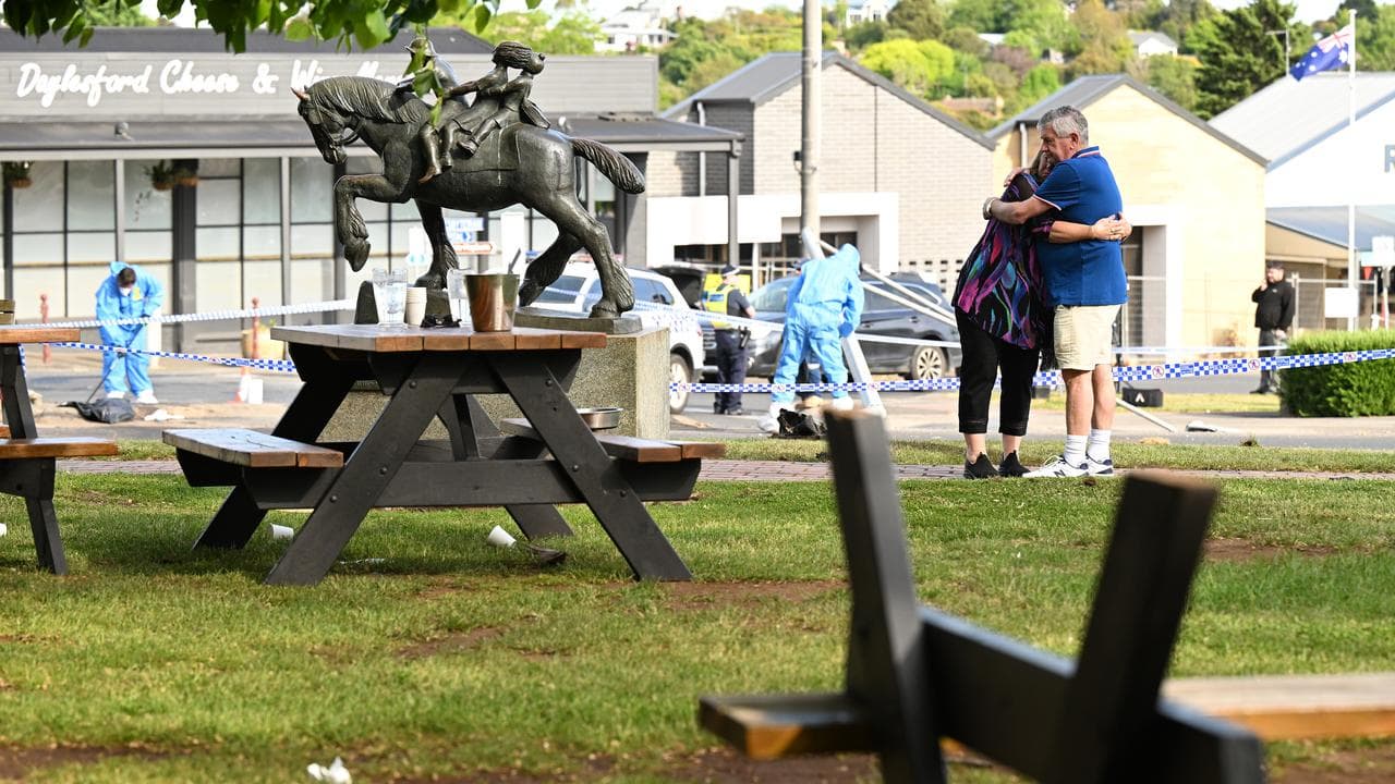Scene outside Royal Hotel in Daylesford (file)