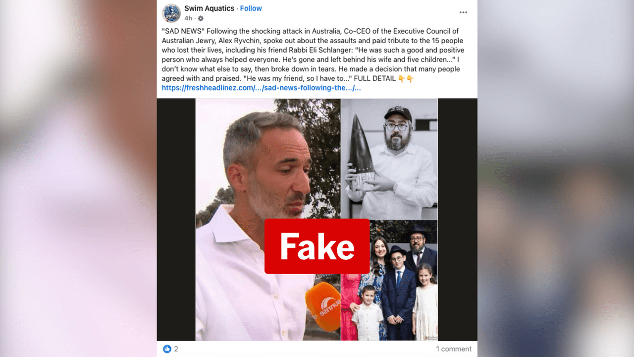 A screenshot of a Facebook post.