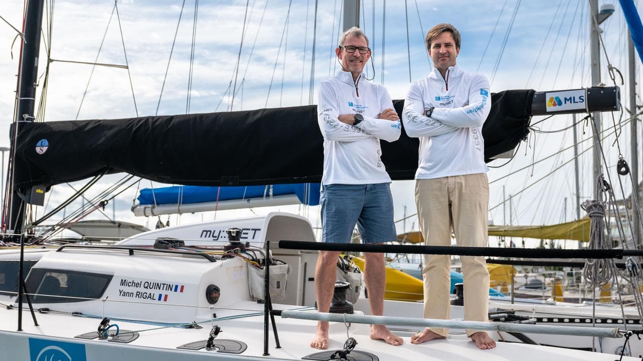 (L-R) Michel Quintin and Yann Rigal.