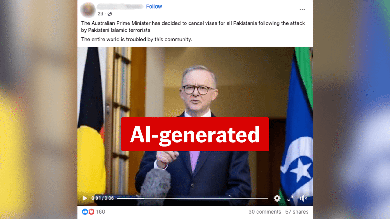 A screenshot of a Facebook post.