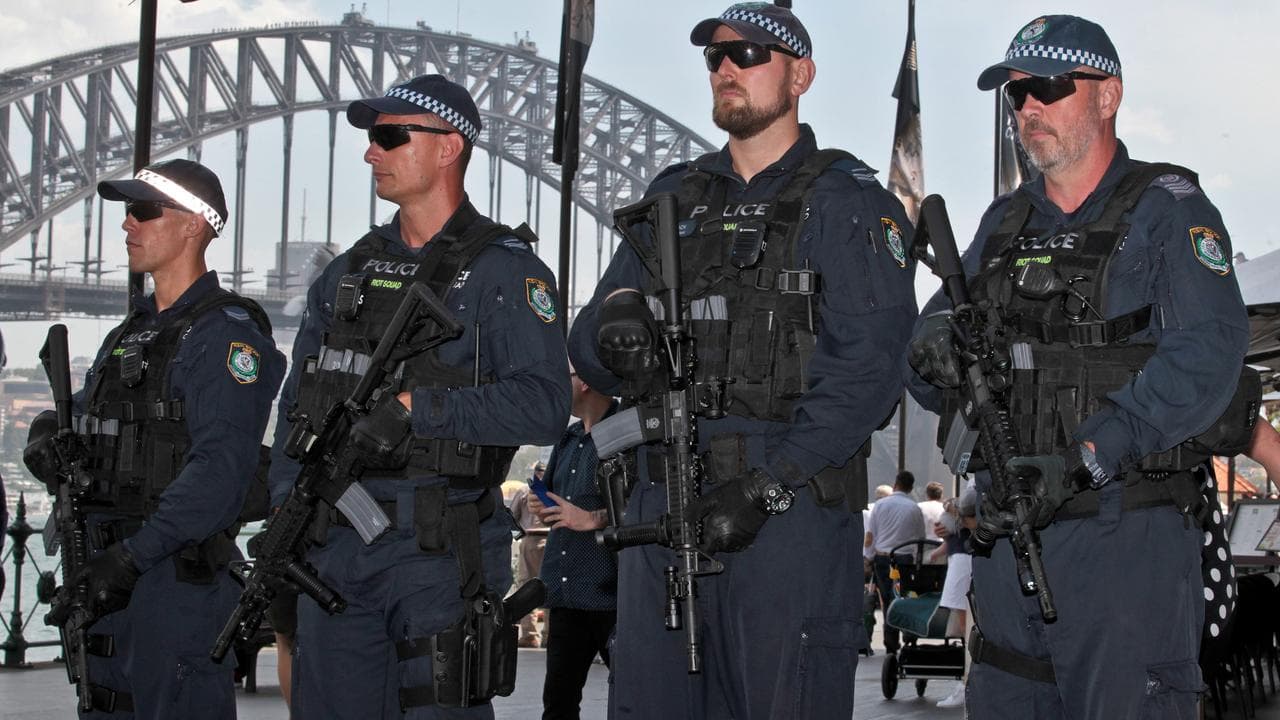 NSW riot squad police officers