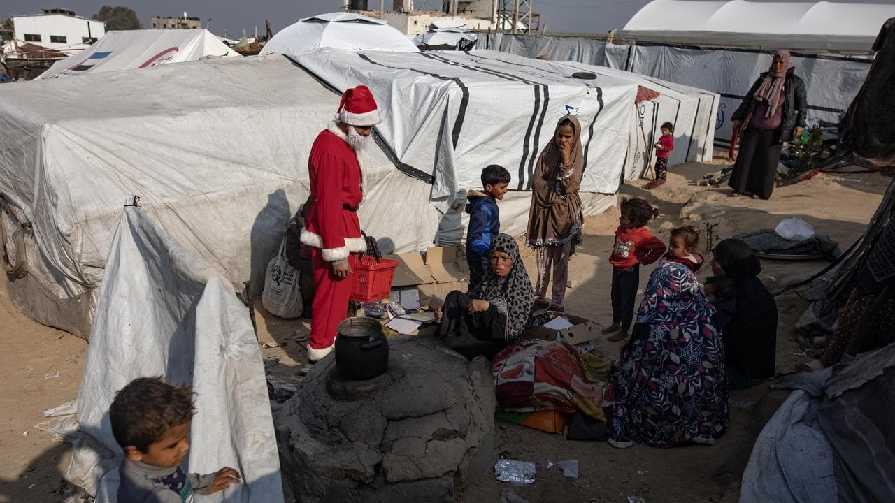 Charity delivers food and supplies