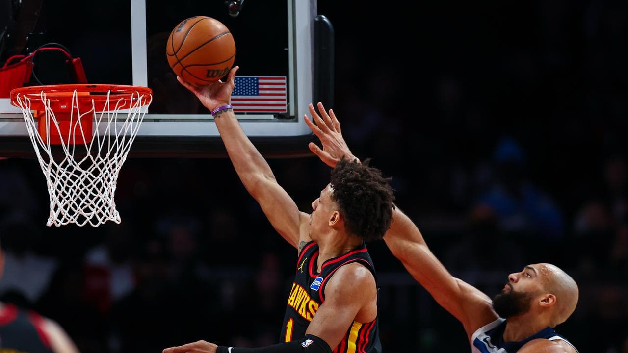 Atlanta Hawks forward Jalen Johnson
