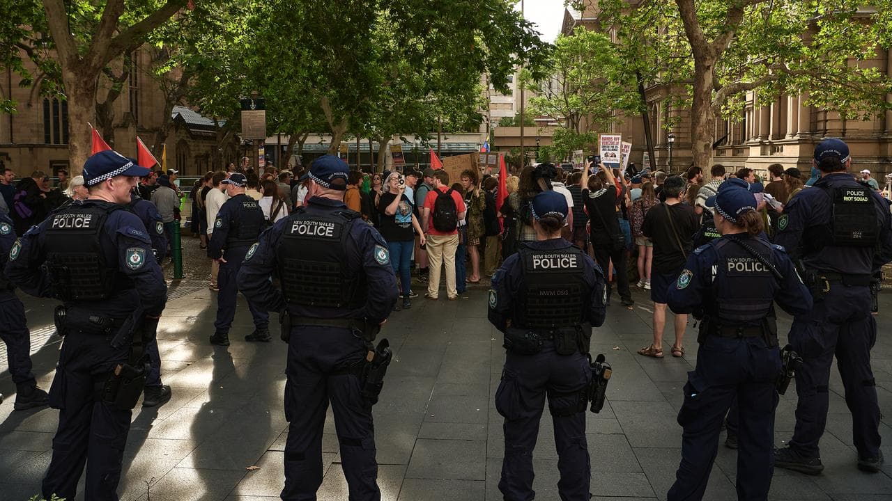 Hands off Venezuela protest
