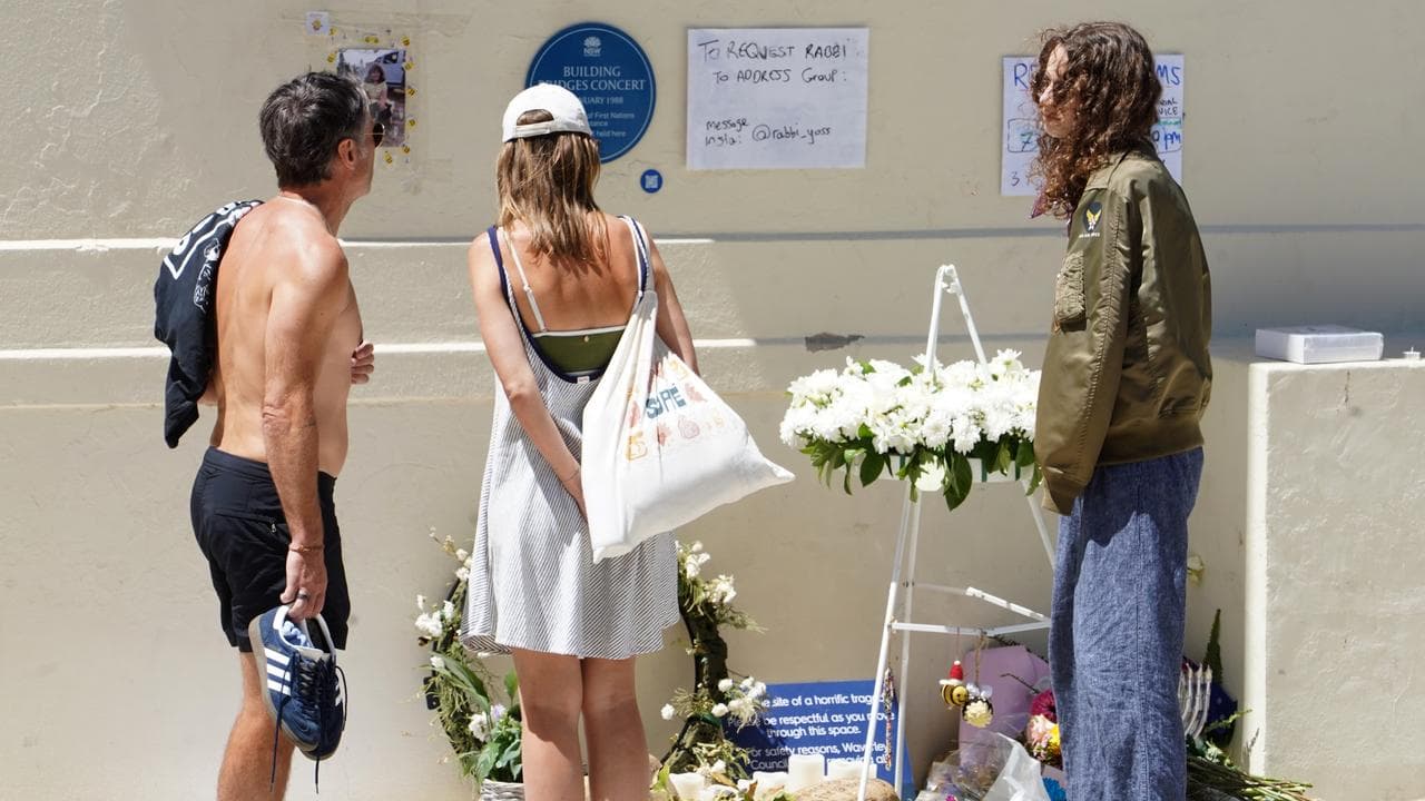 A memorial at Bondi Beach