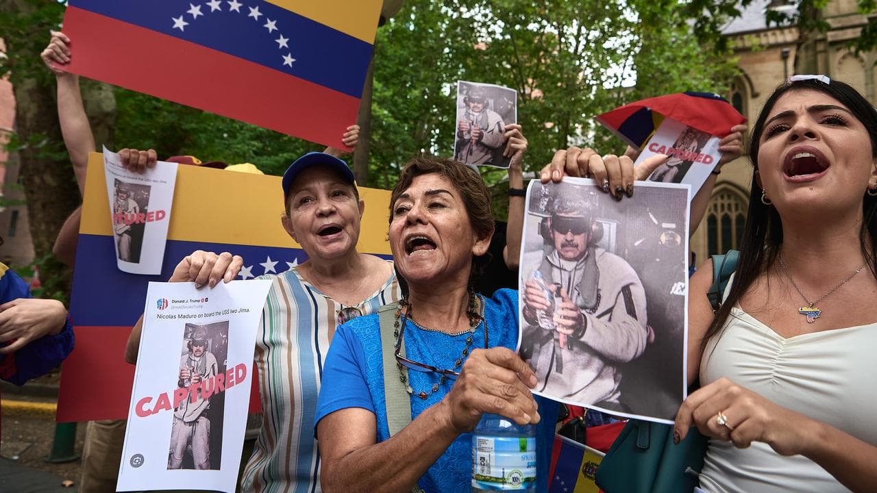 Supporters of the Venezuelan opposition