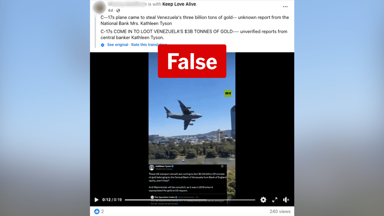 A screenshot of a Facebook post.