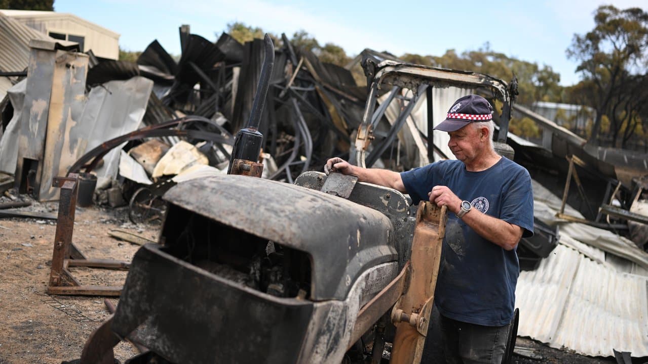 Harcourt CFA volunteer Tyrone Rice