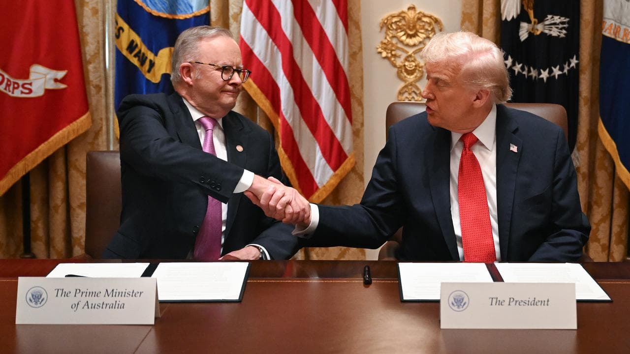 Anthony Albanese and US President Donald Trump