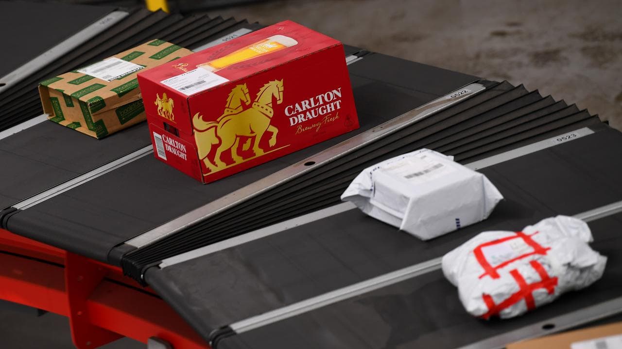 Parcels being sorted (file image)