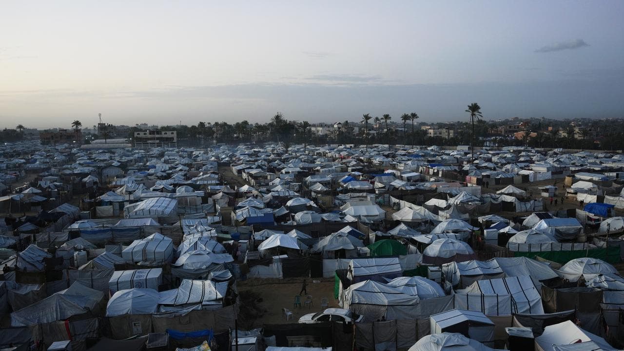 A camp in Gaza 
