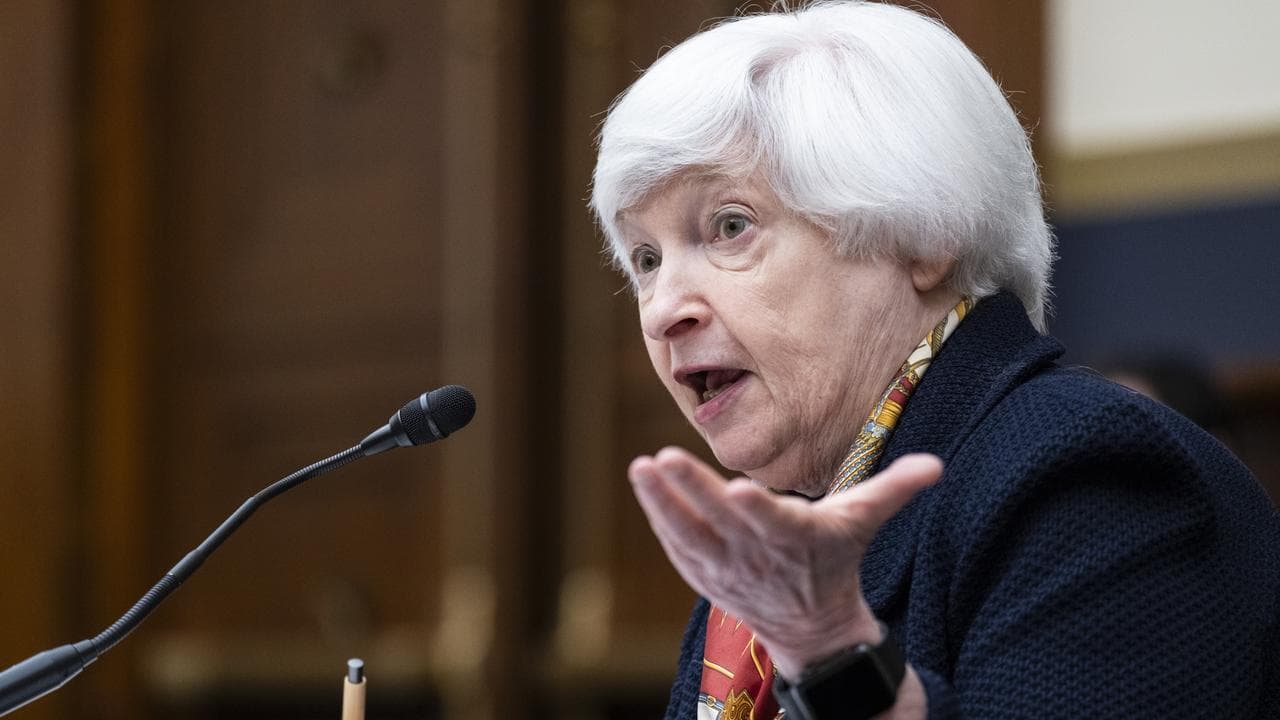 A file photo of Janet Yellen