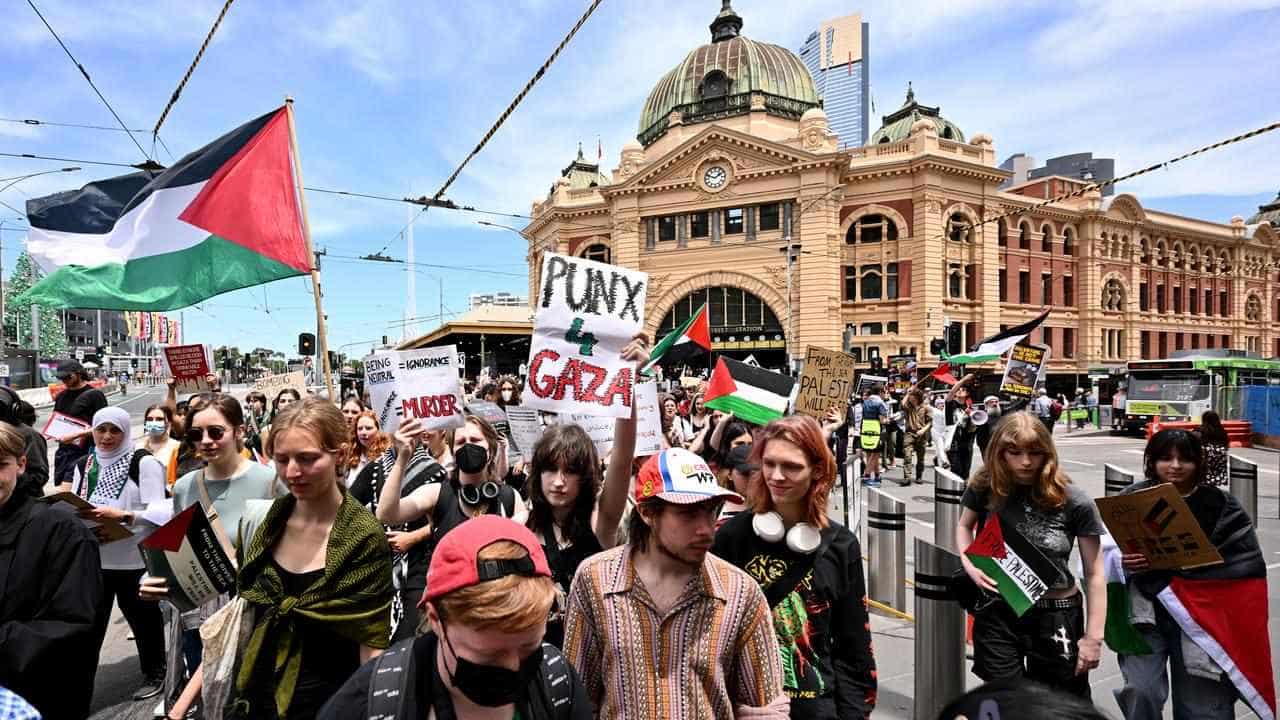 'Keep fighting': school students' promise for Palestine