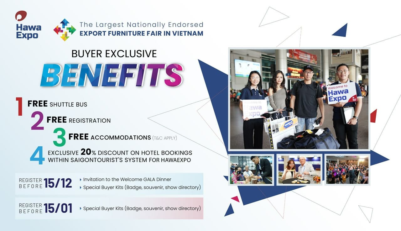 The biggest business platform to meet top furniture manufacturers in Vietnam & ASEAN