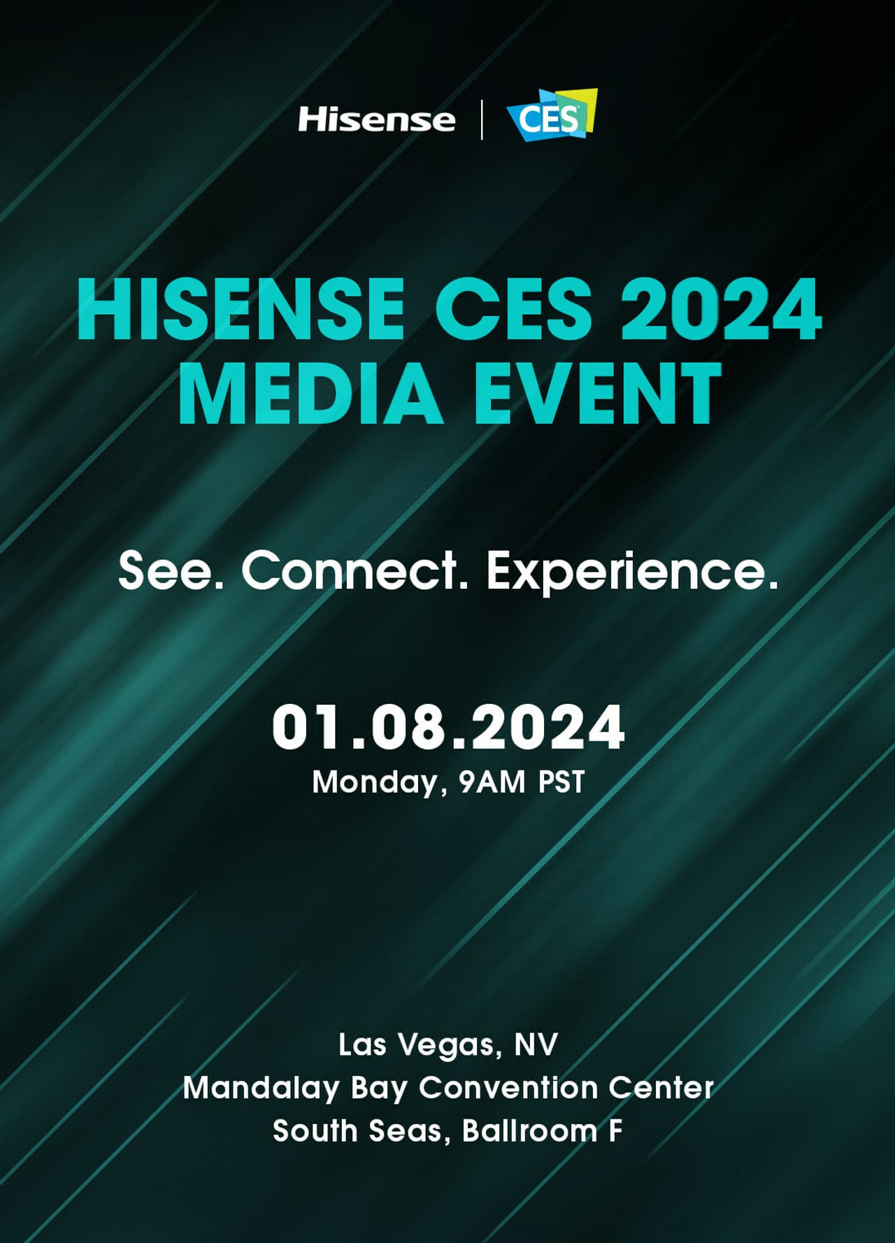HISENSE TO UNVEIL THE FUTURE OF DISPLAY TECHNOLOGY AT CES 2024