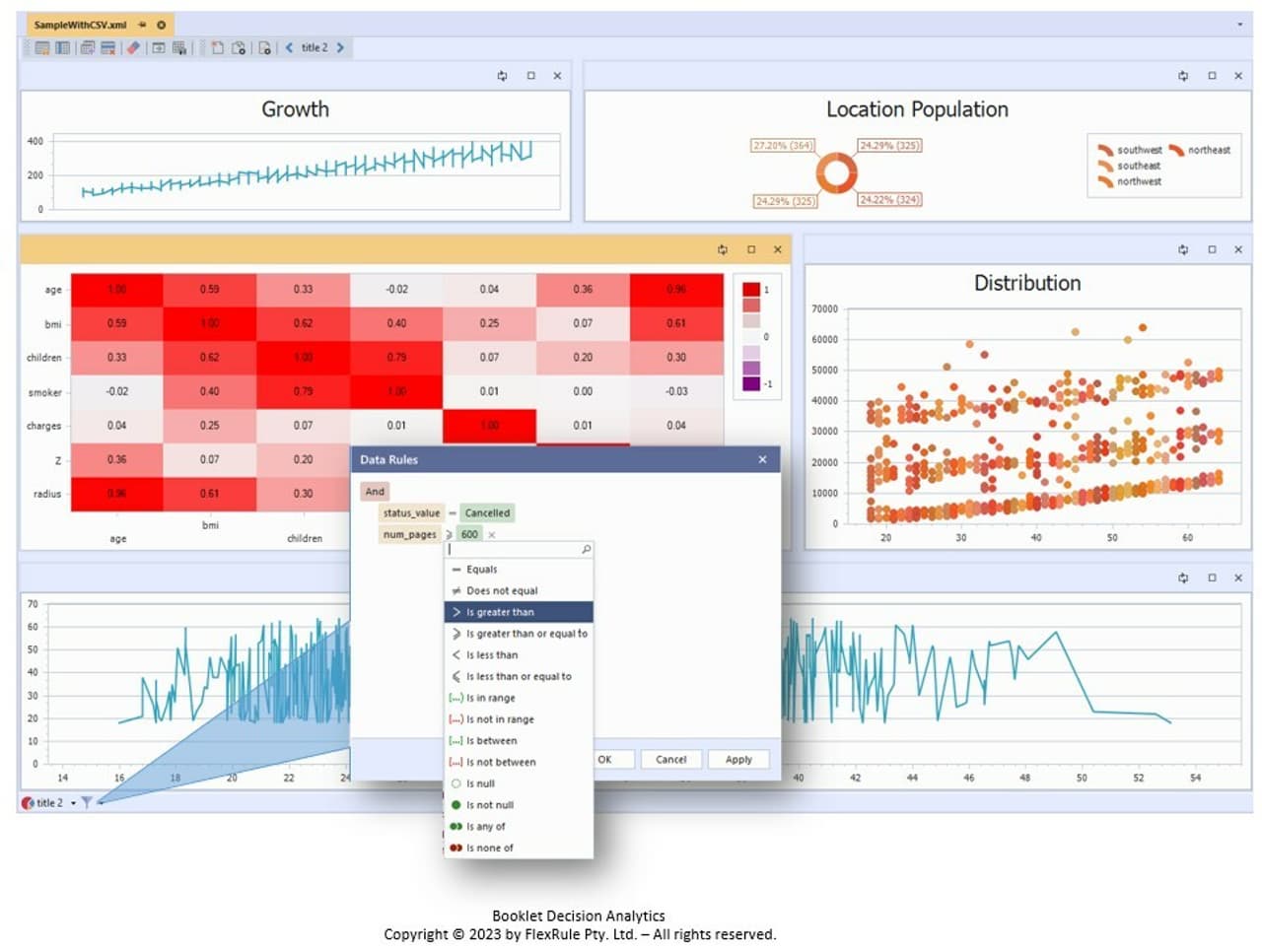 FlexRule® Booklet - Interactive Decision Analytics For Exploring, Analyzing and Visualizing Decision Effectiveness and Performance
