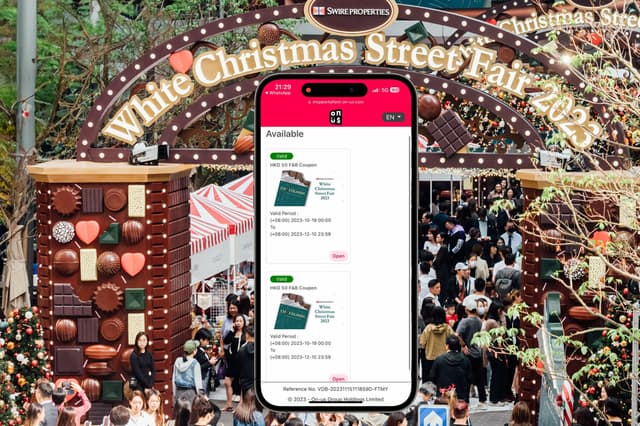 On-us Powers Swire Properties' Zero-Waste Initiative at White Christmas Street Fair 2023