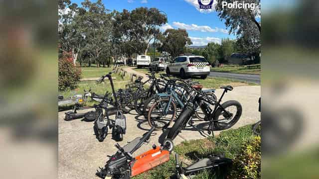 Tracking tag leads cops to stolen e-bike, scooter loot