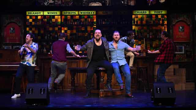 Choir of Man has classic songs, and an onstage bar