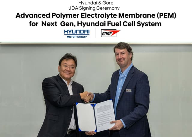 Hyundai Motor and Kia to Develop Polymer Electrolyte Membrane with Gore for Hydrogen Fuel Cell Systems