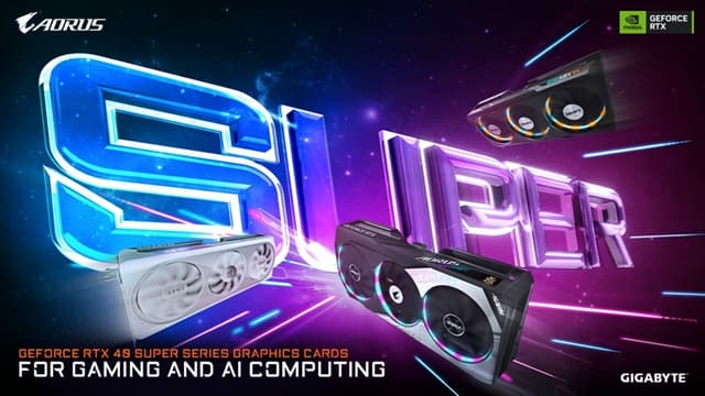 GIGABYTE Launches GeForce RTX 40 SUPER series graphics cards for a comprehensive AI operating platform