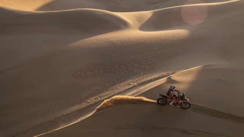 Aussie Price thrives in Empty Quarter dunes at Dakar