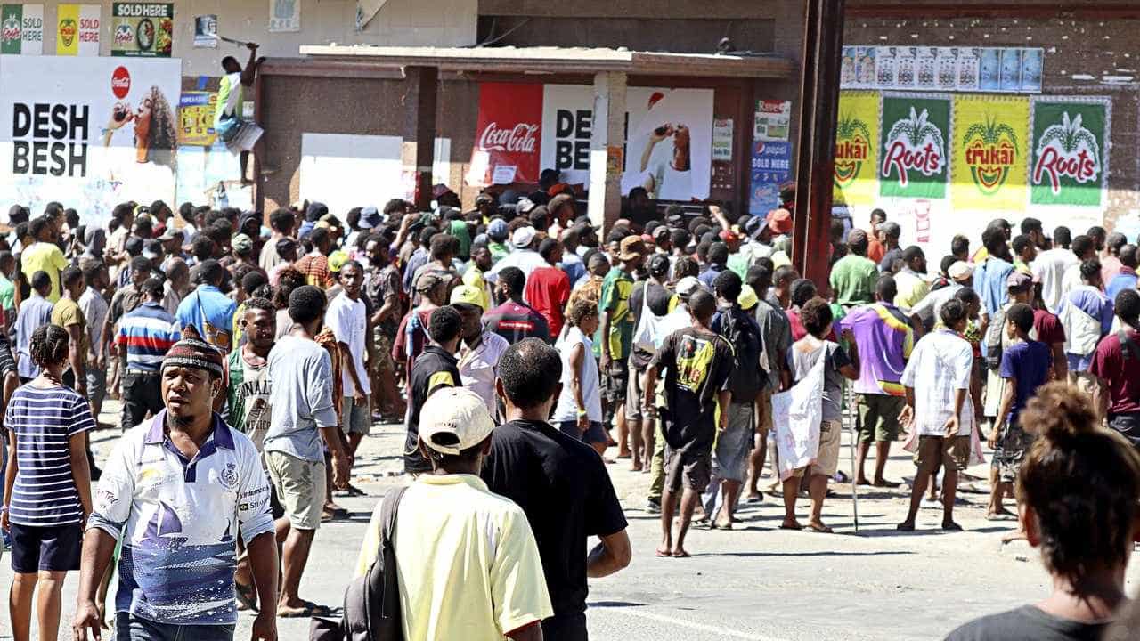 Quiet streets, fuel lines after PNG declares emergency