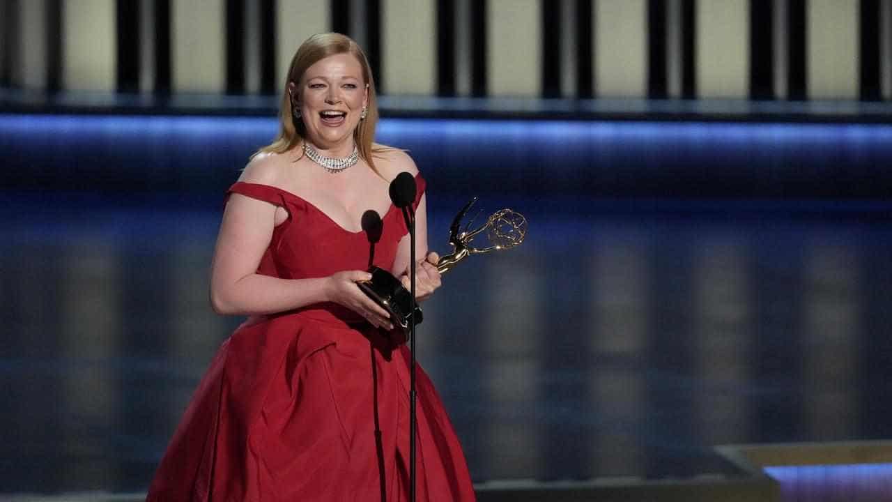 Aussie Sarah Snook wins as Succession dominates Emmys