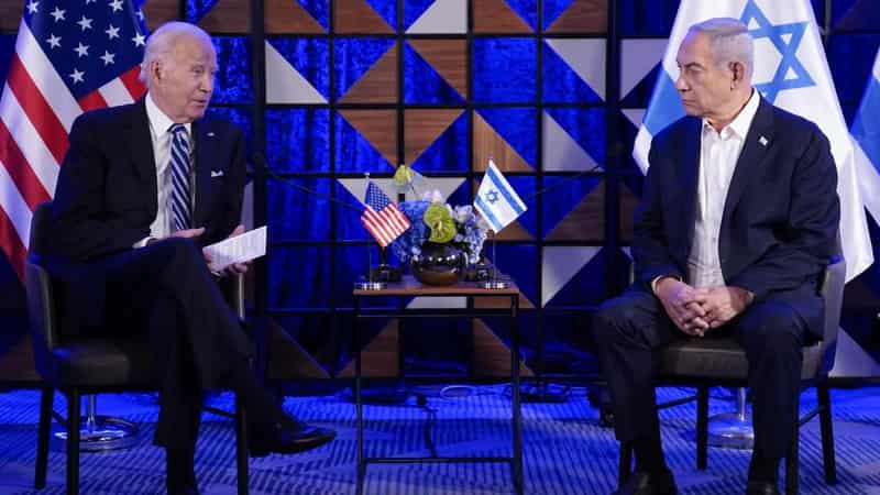 Biden speaks with Netanyahu on Gaza, Palestinian state