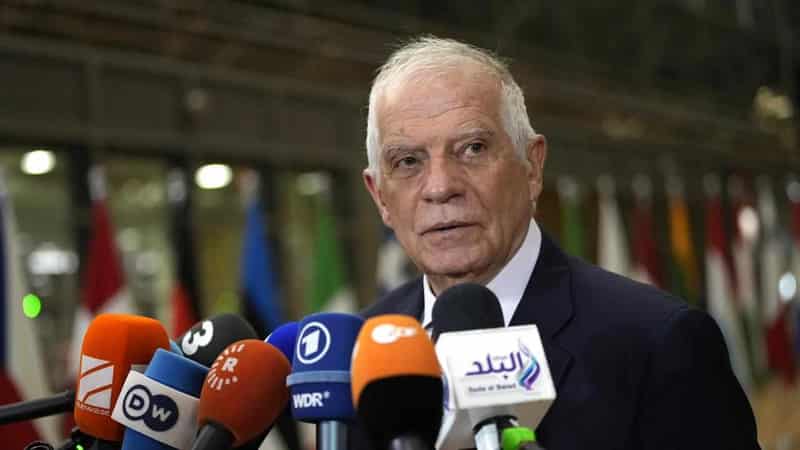 Europe must pursue path to Palestinian state: Borrell