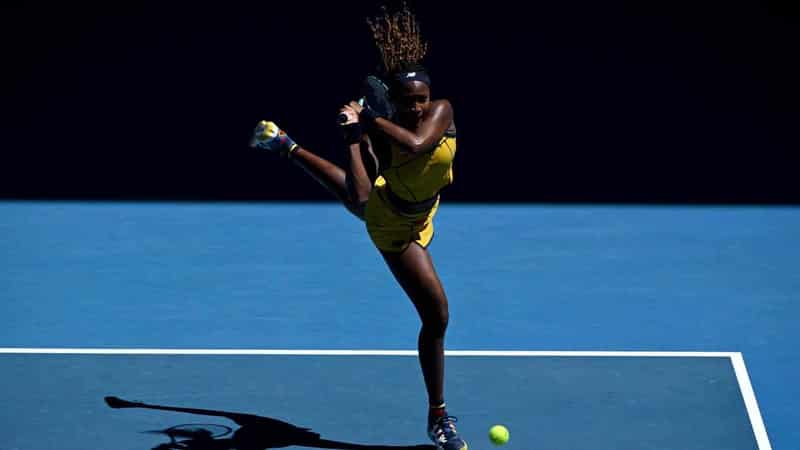 Gauff wins ugly to scrape into Australian Open semis