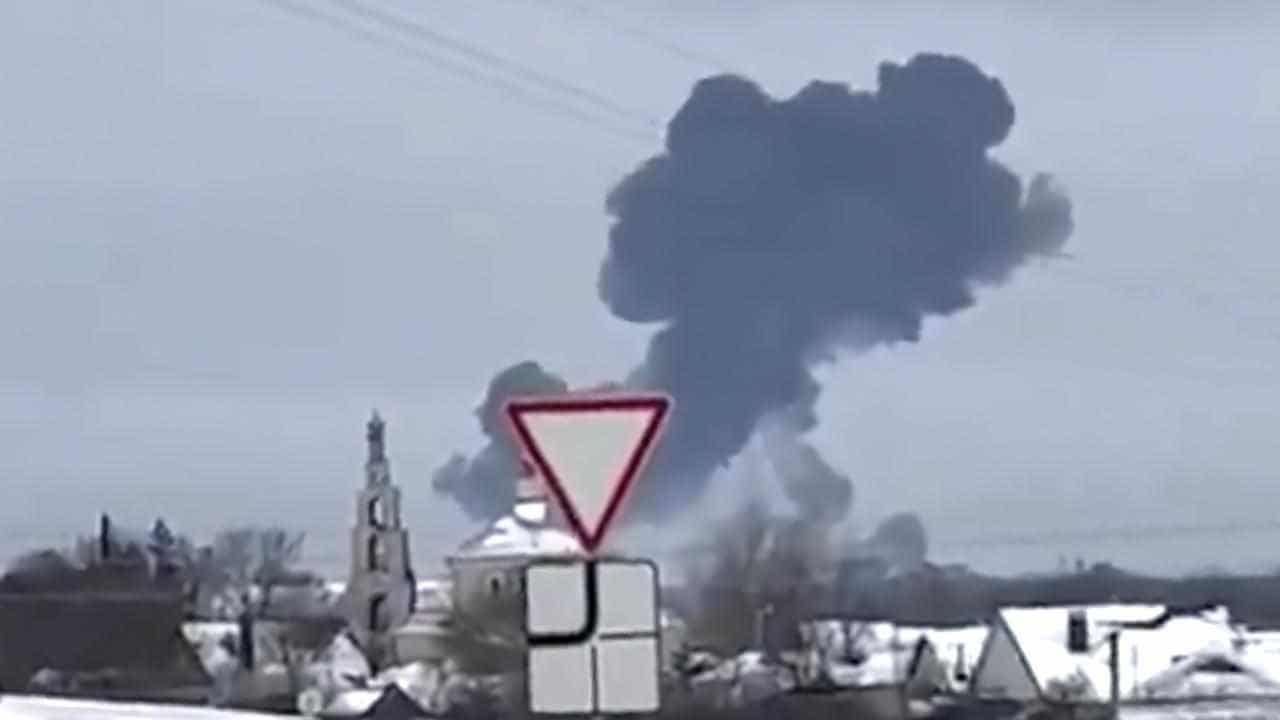 Russia says Ukraine downs its plane, killing 65 POWs