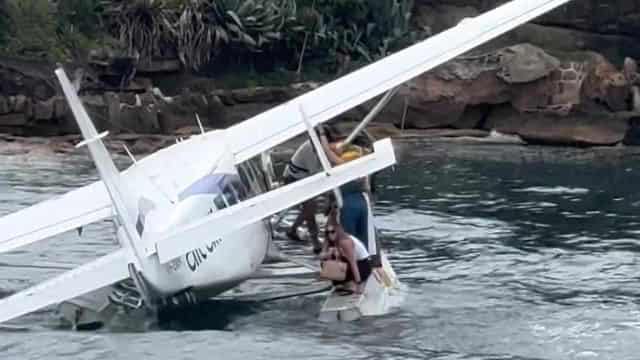 Seaplane crashes near island in Sydney Harbour