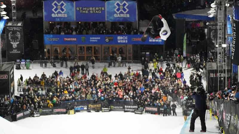 Superpipe snowboard king James claims X Games gold