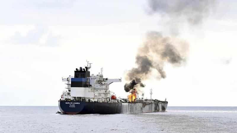 Tanker blaze extinguished after attack in Gulf of Aden