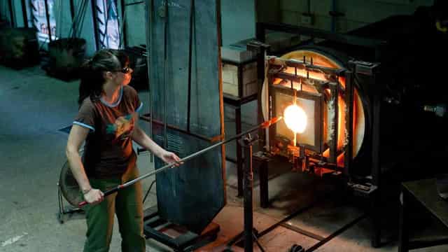 Artist's glass clouds bring dark truths into the light