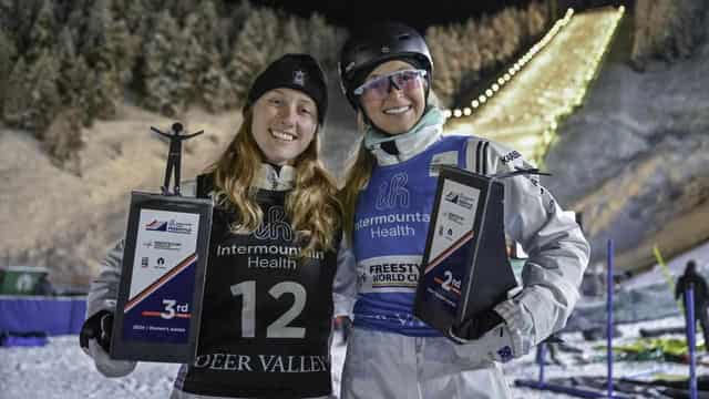 Aussies soar to podium double at aerials World Cup