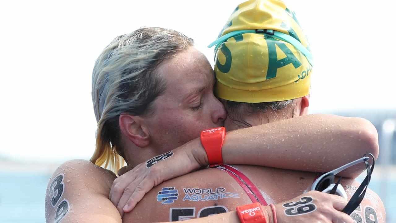 'Bashed' Johnson just misses world open water medal