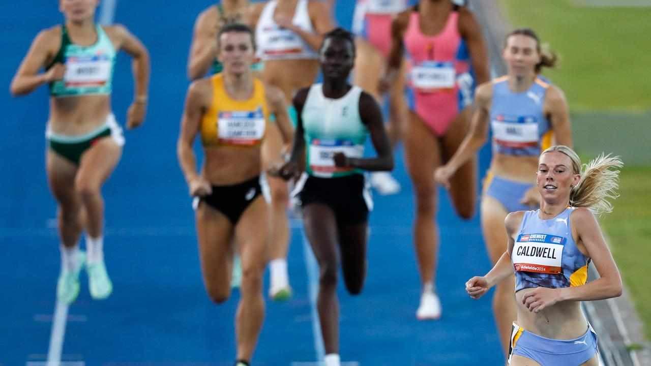 Rising runner Caldwell in no rush to make Olympic call
