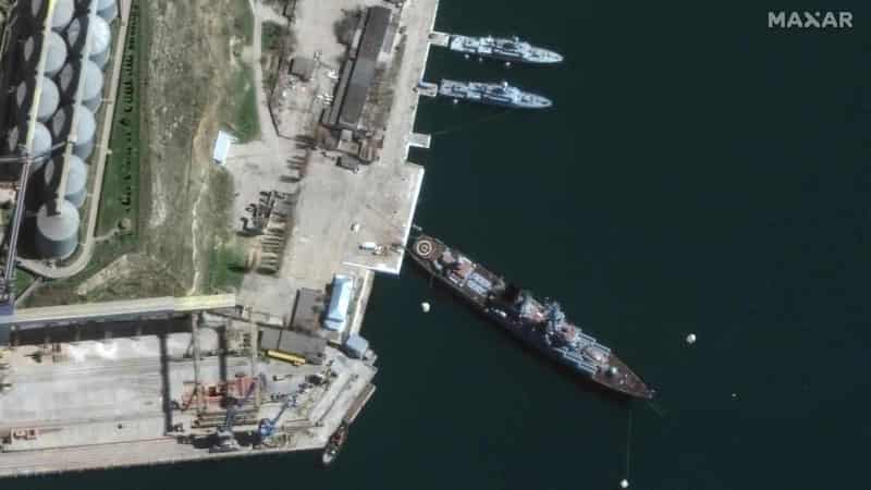 Ukraine says it destroyed Russian ship in the Black Sea