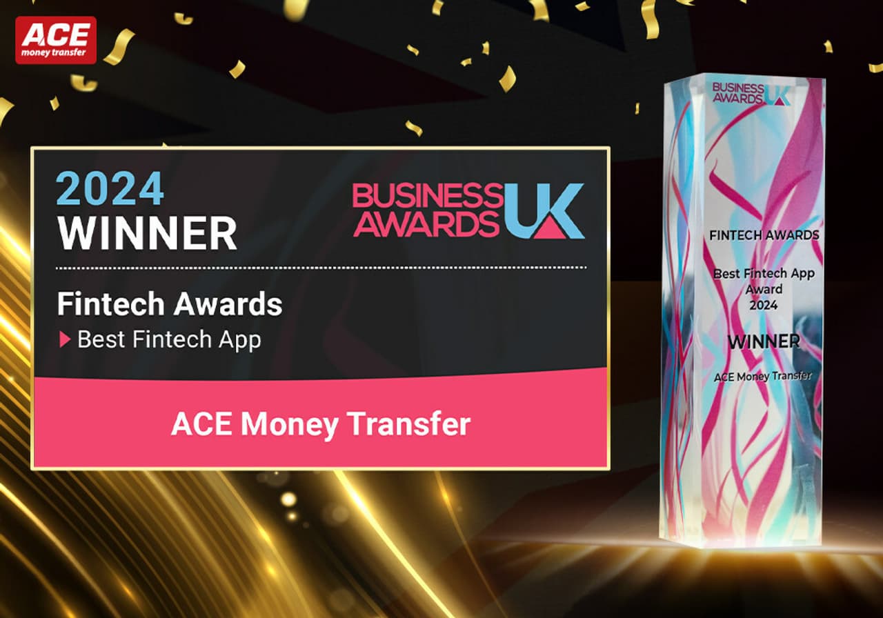 ACE Money Transfer Crowned 'Best Fintech App' by UK Business Awards 2024