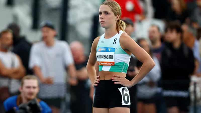 Hollingsworth takes down loaded field in women's 800m